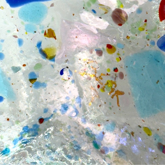 Handblown Studio Art Fused Glass Bowl - Picture 5 of 9